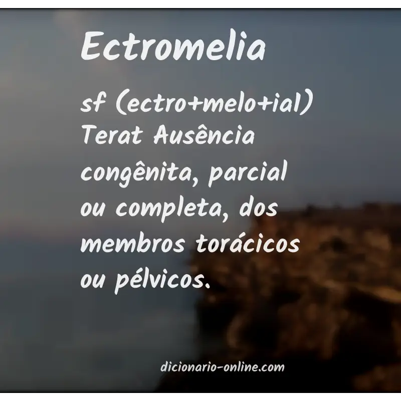 Significado de ectromelia