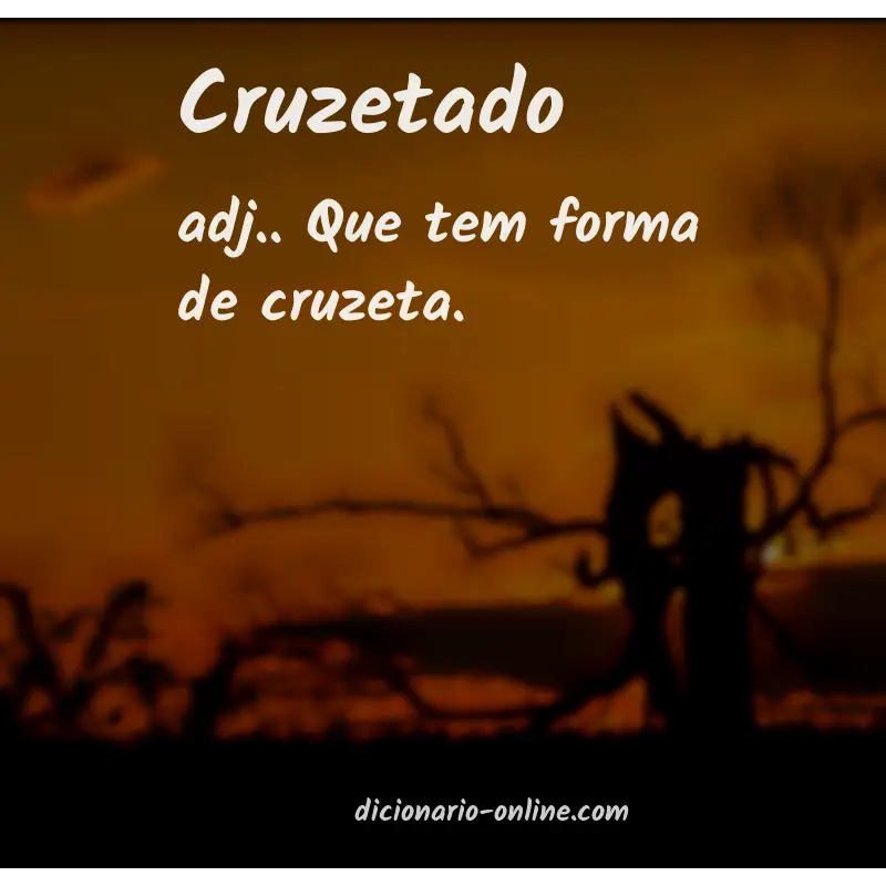 Significado de cruzetado