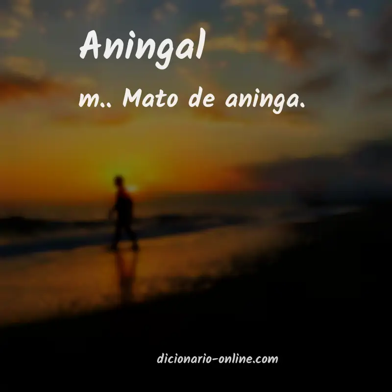 Significado de aningal