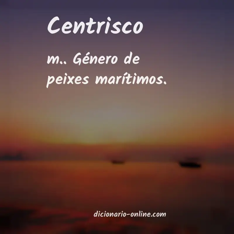 Significado de centrisco