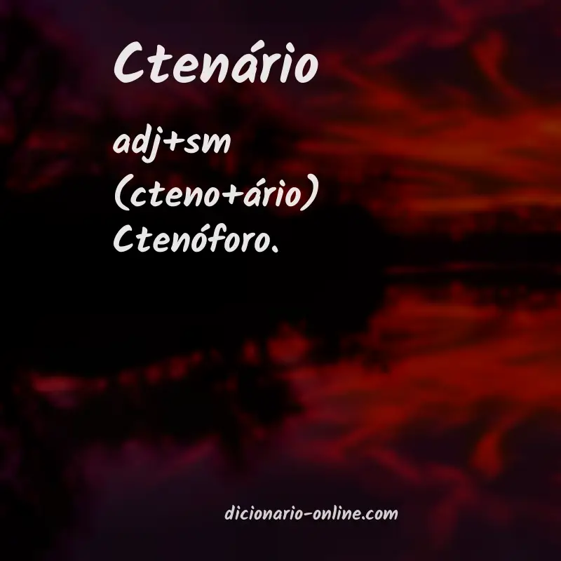 Significado de ctenário