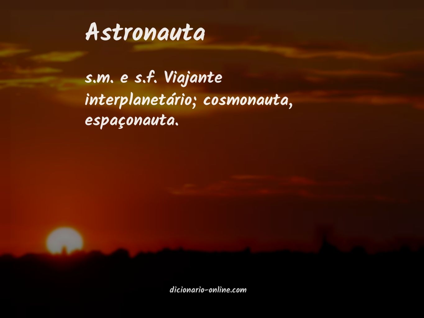 Significado de astronauta
