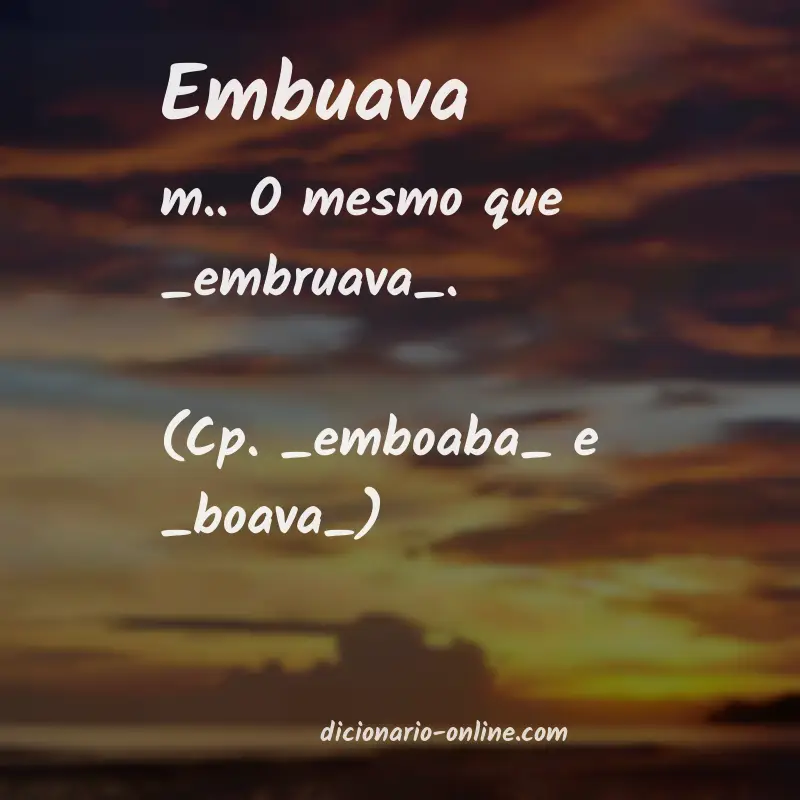 Significado de embuava