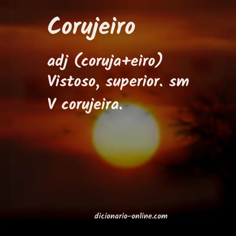 Significado de corujeiro