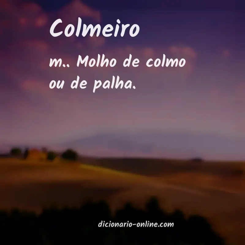 Significado de colmeiro