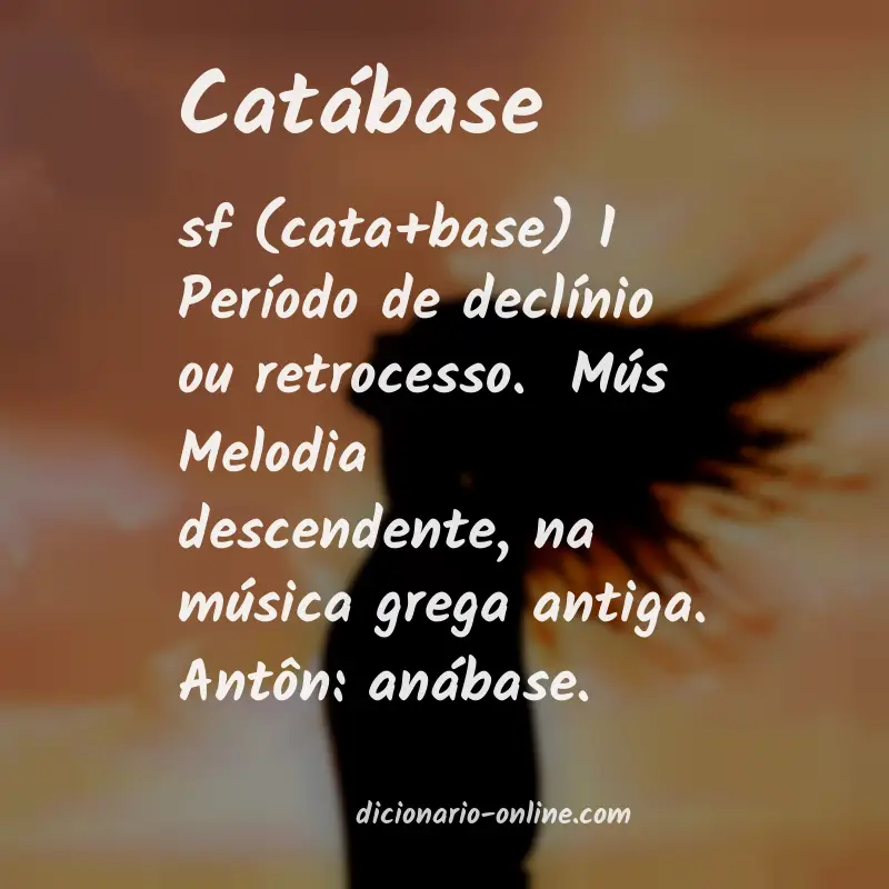 Significado de catábase