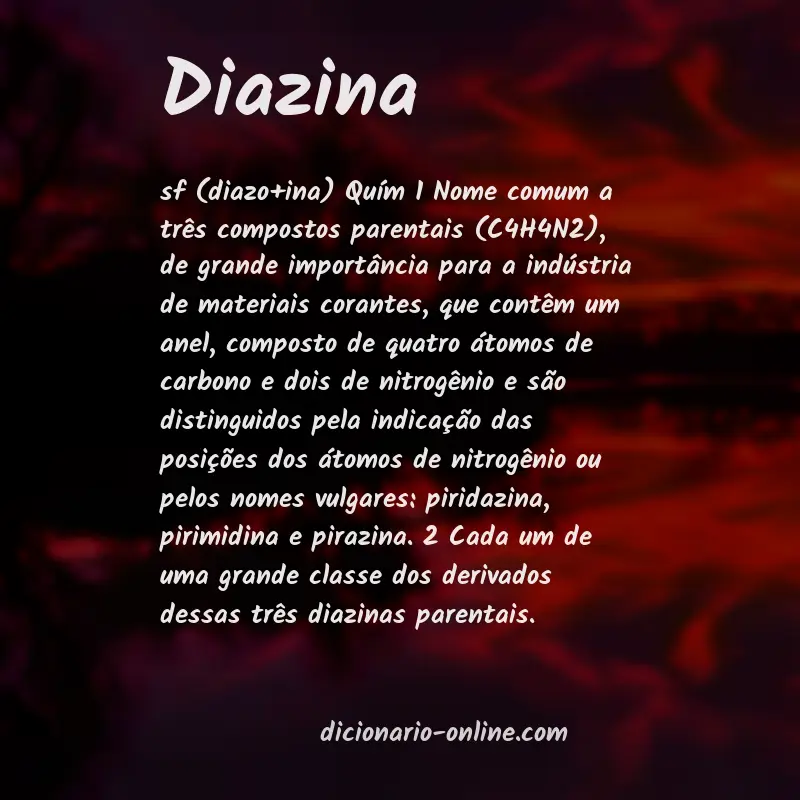 Significado de diazina