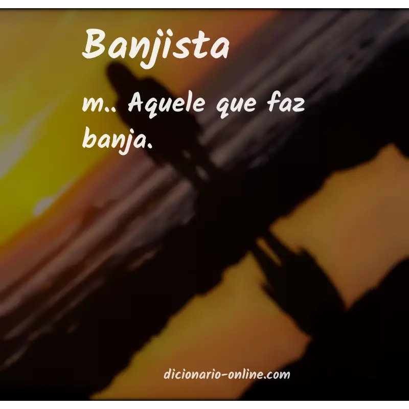 Significado de banjista