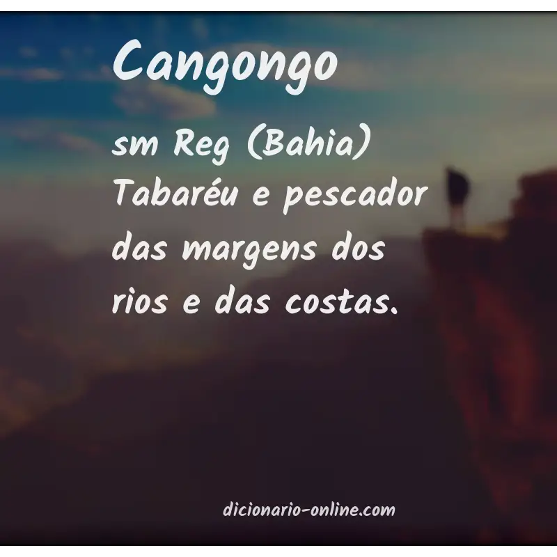 Significado de cangongo