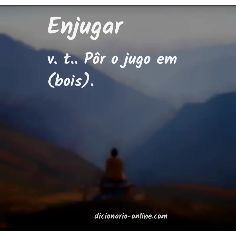 Significado de enjugar