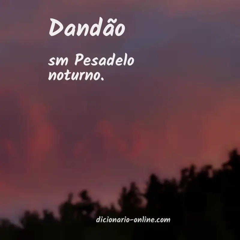 Significado de dandão