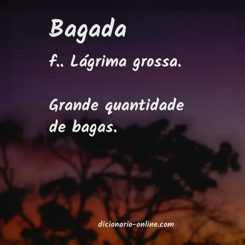 Significado de bagada