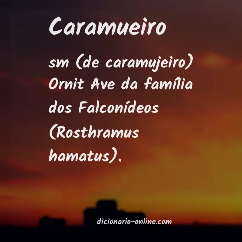 Significado de caramueiro