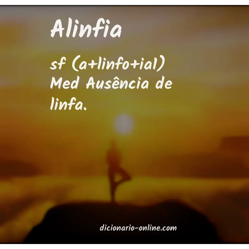 Significado de alinfia