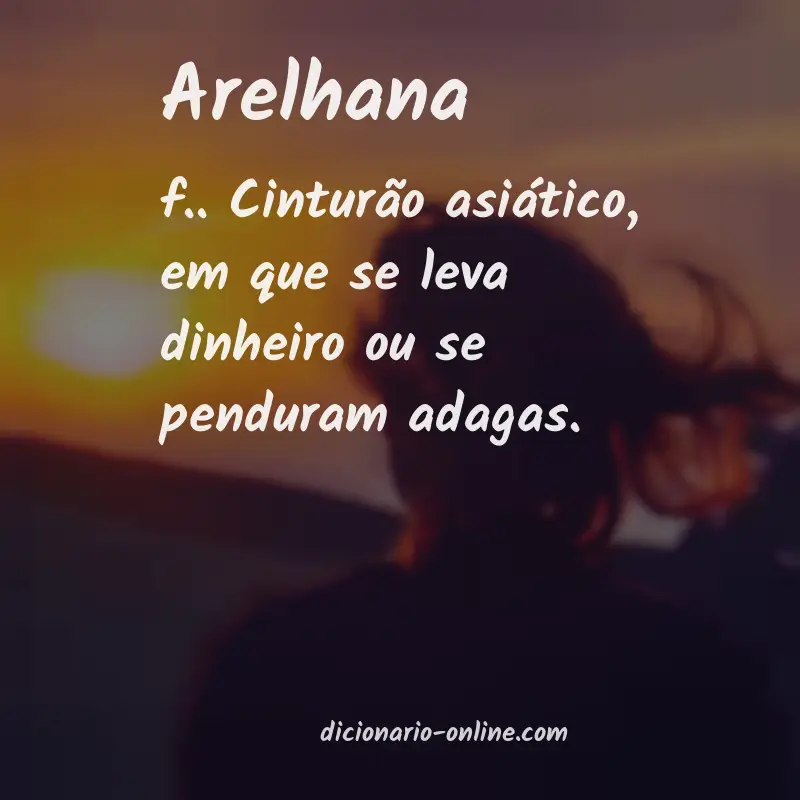 Significado de arelhana