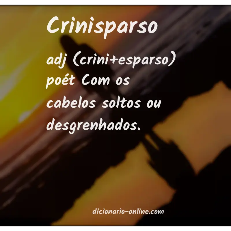 Significado de crinisparso