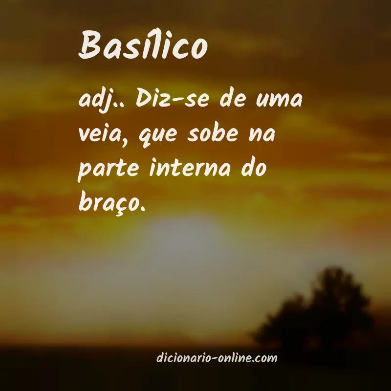Significado de basílico
