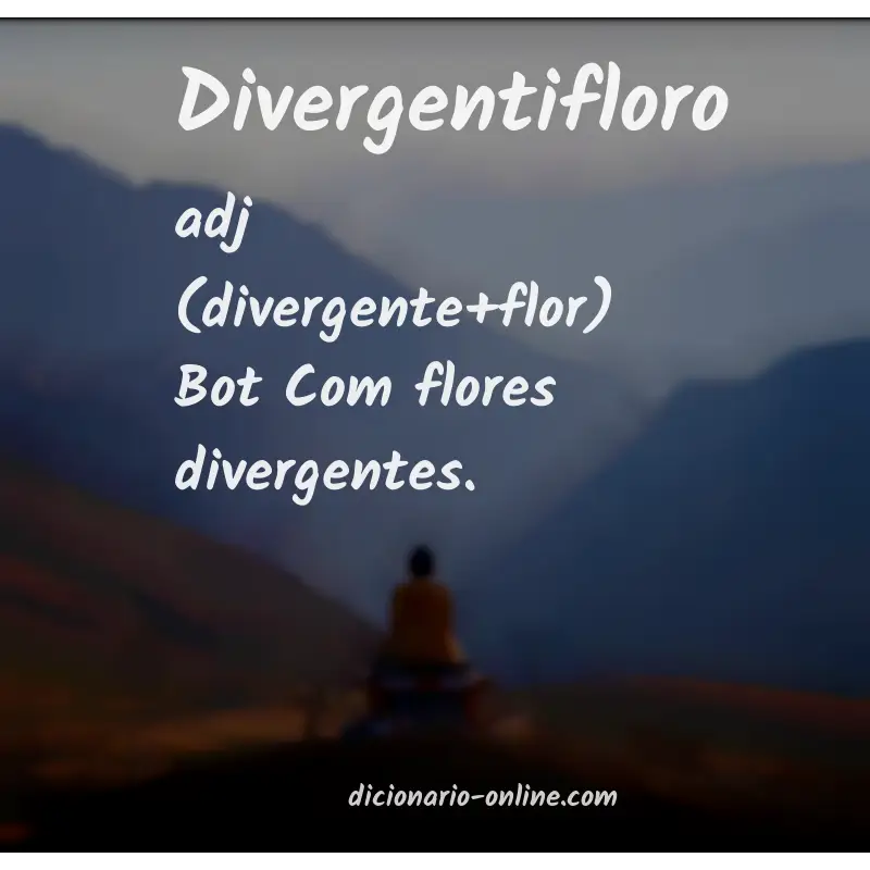 Significado de divergentifloro