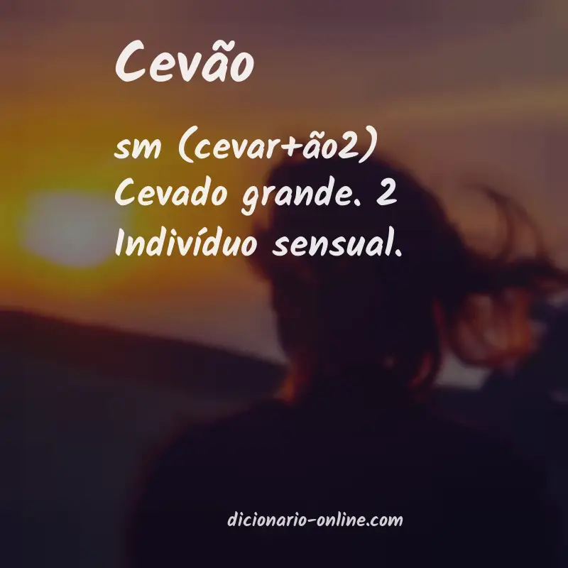 Significado de cevão