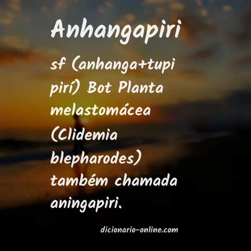 Significado de anhangapiri