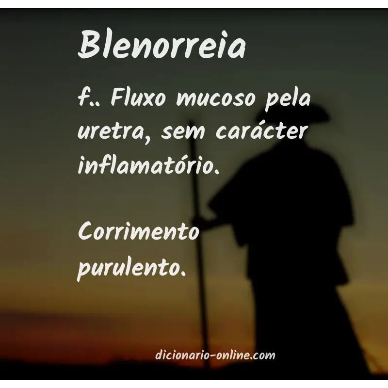 Significado de blenorreia