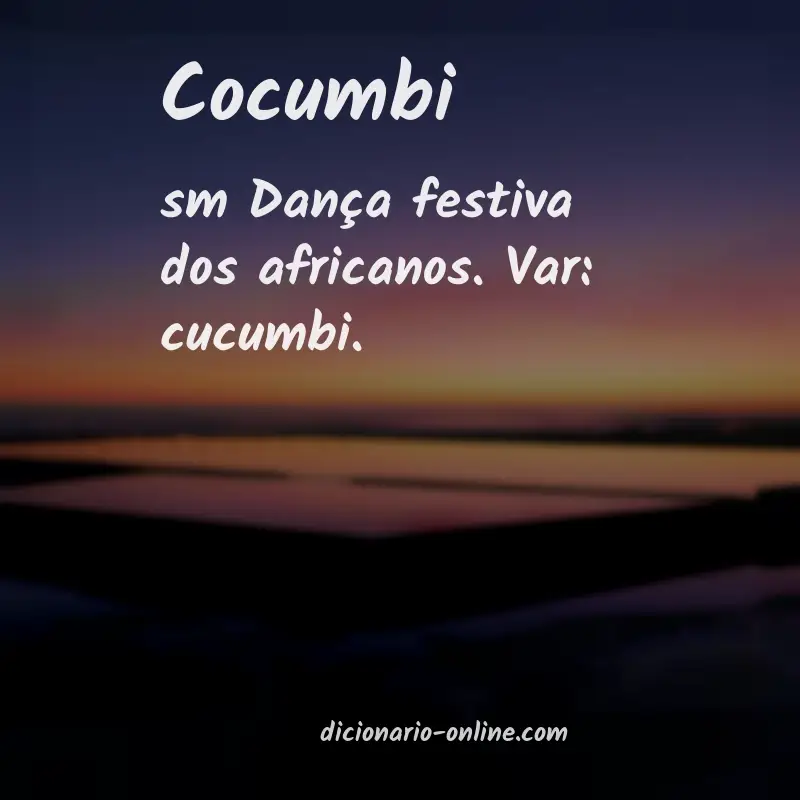 Significado de cocumbi