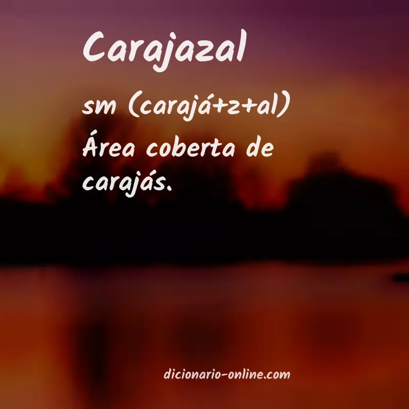Significado de carajazal