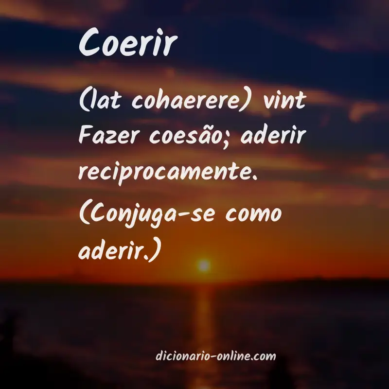 Significado de coerir