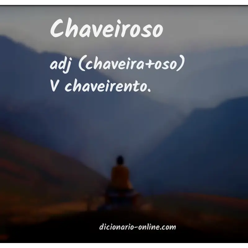 Significado de chaveiroso