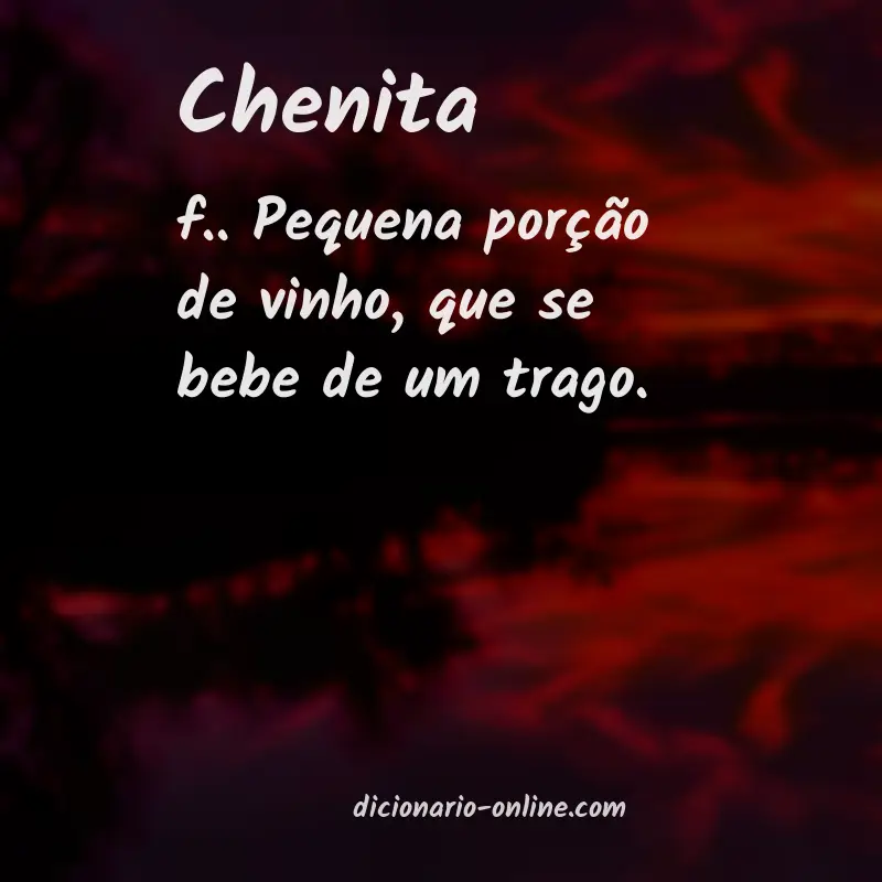 Significado de chenita