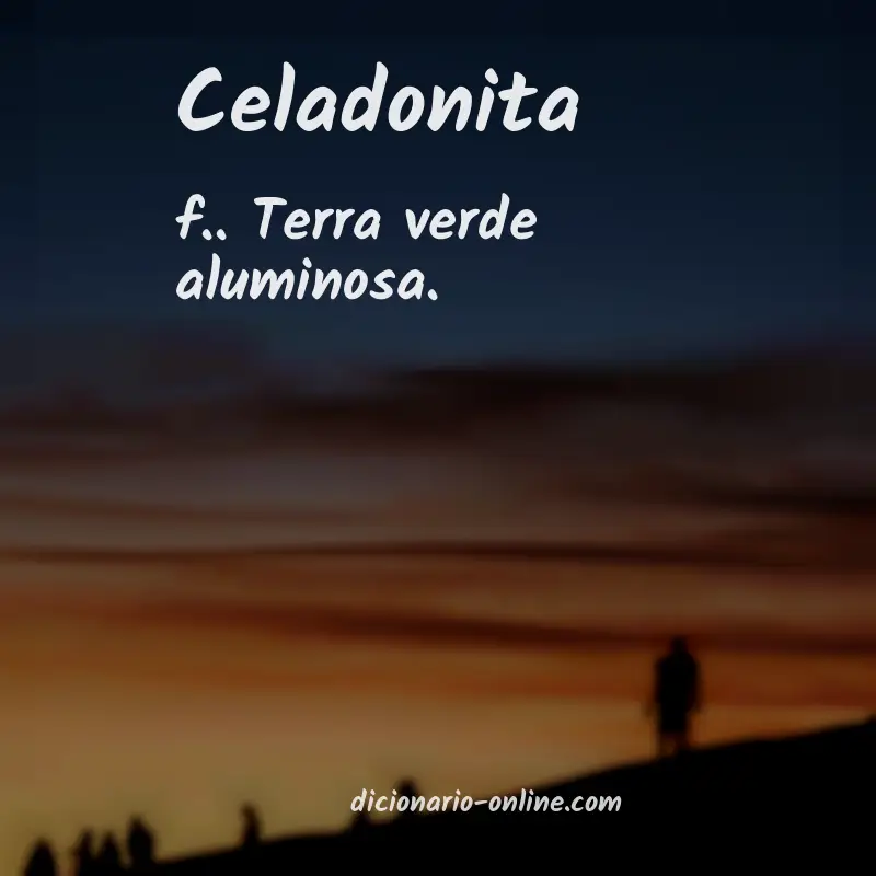 Significado de celadonita
