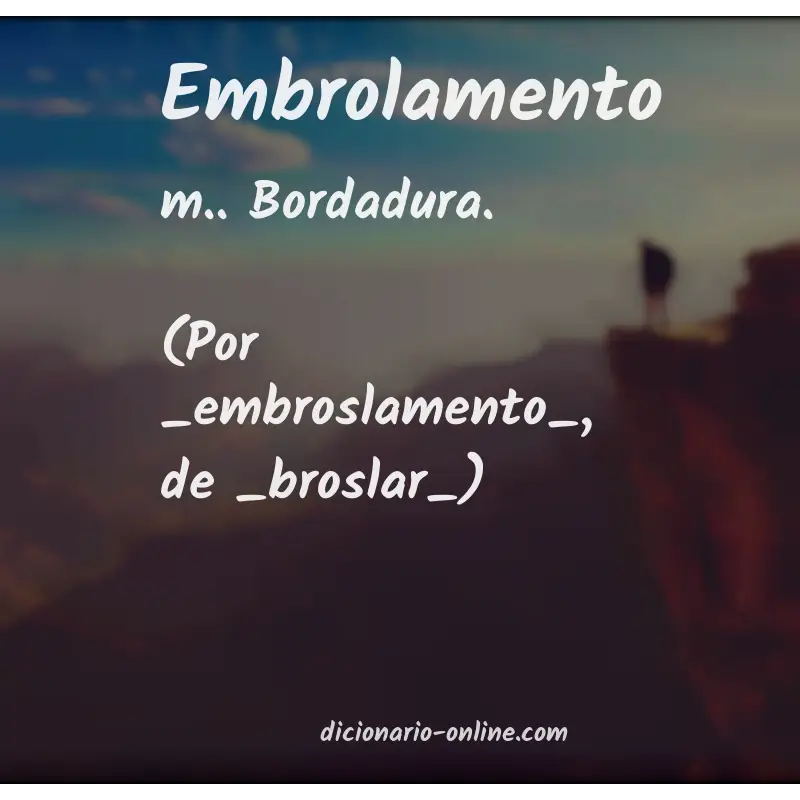 Significado de embrolamento