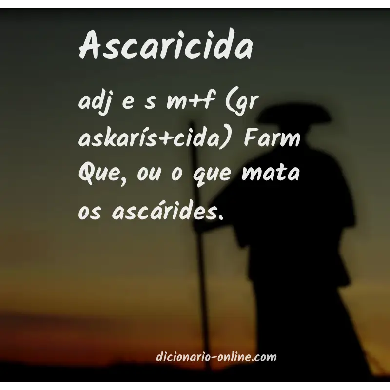 Significado de ascaricida