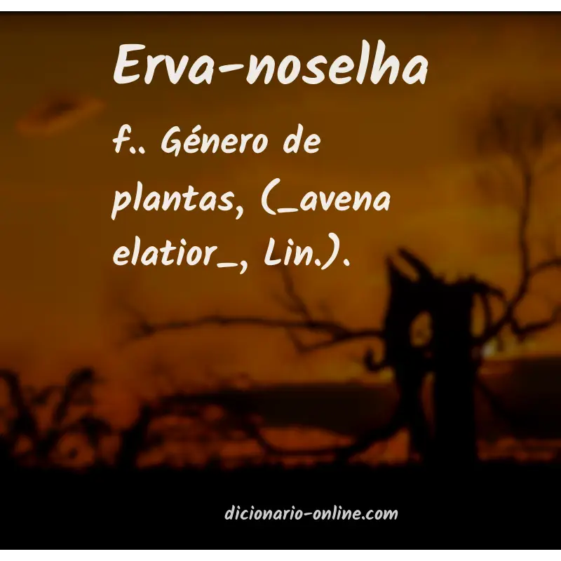 Significado de erva-noselha