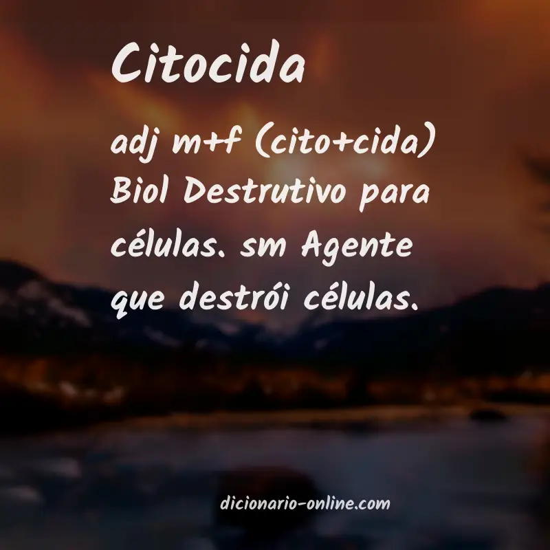 Significado de citocida