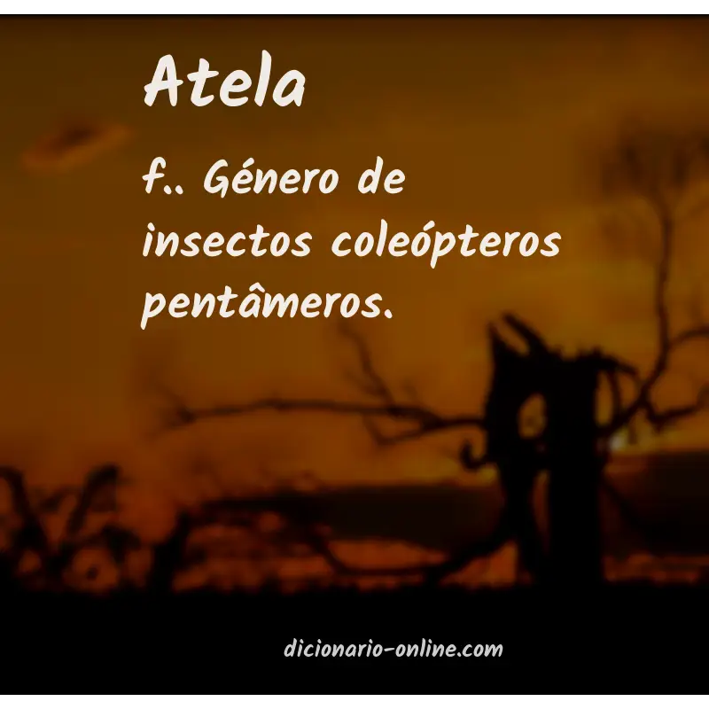 Significado de atela