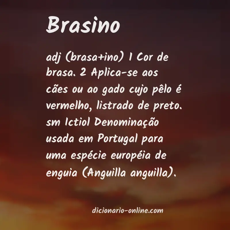Significado de brasino