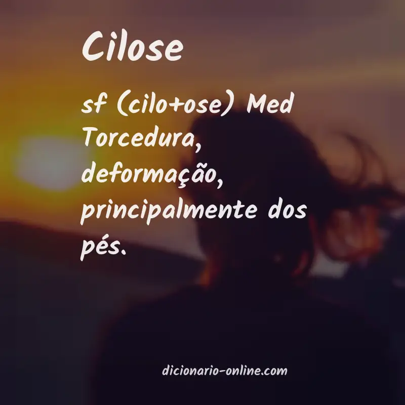 Significado de cilose