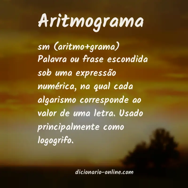 Significado de aritmograma