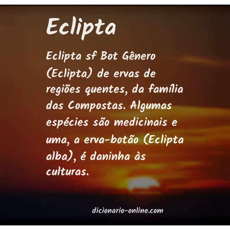 Significado de eclipta