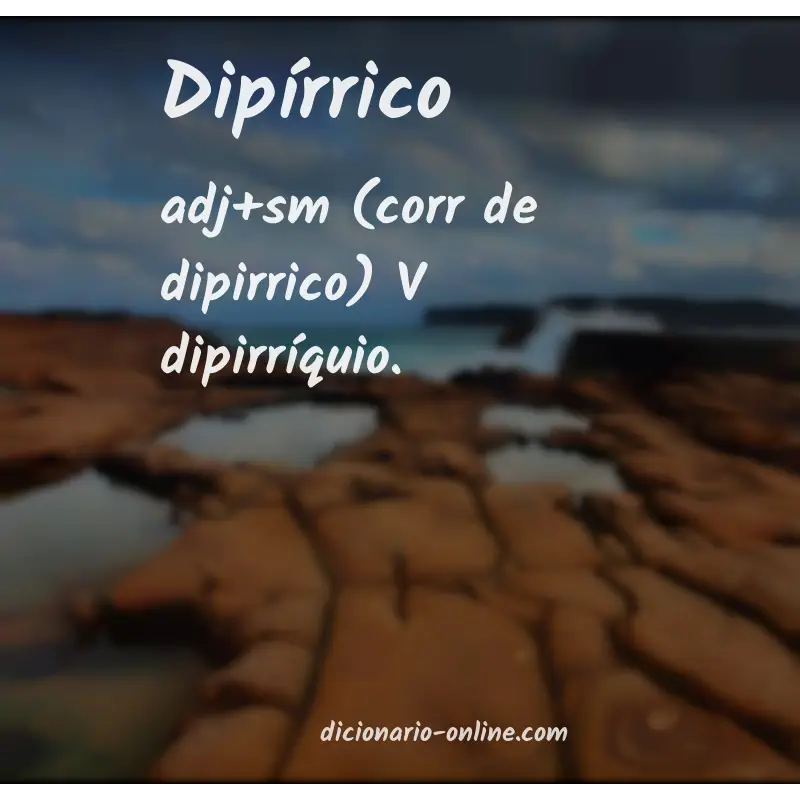 Significado de dipírrico