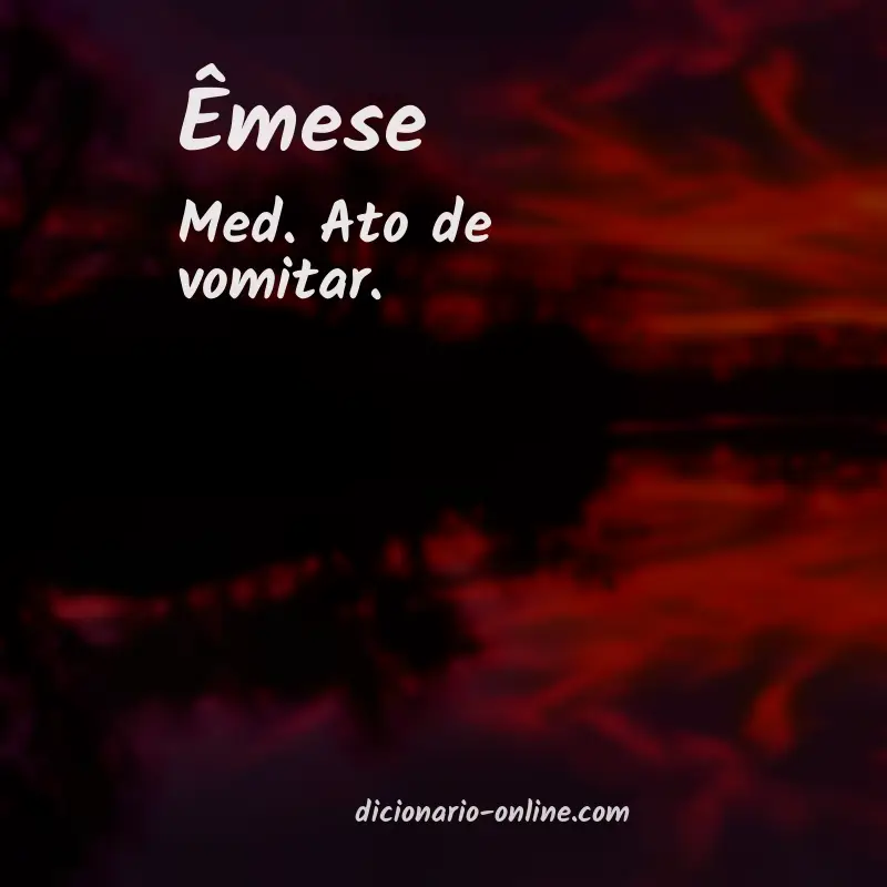 Significado de êmese