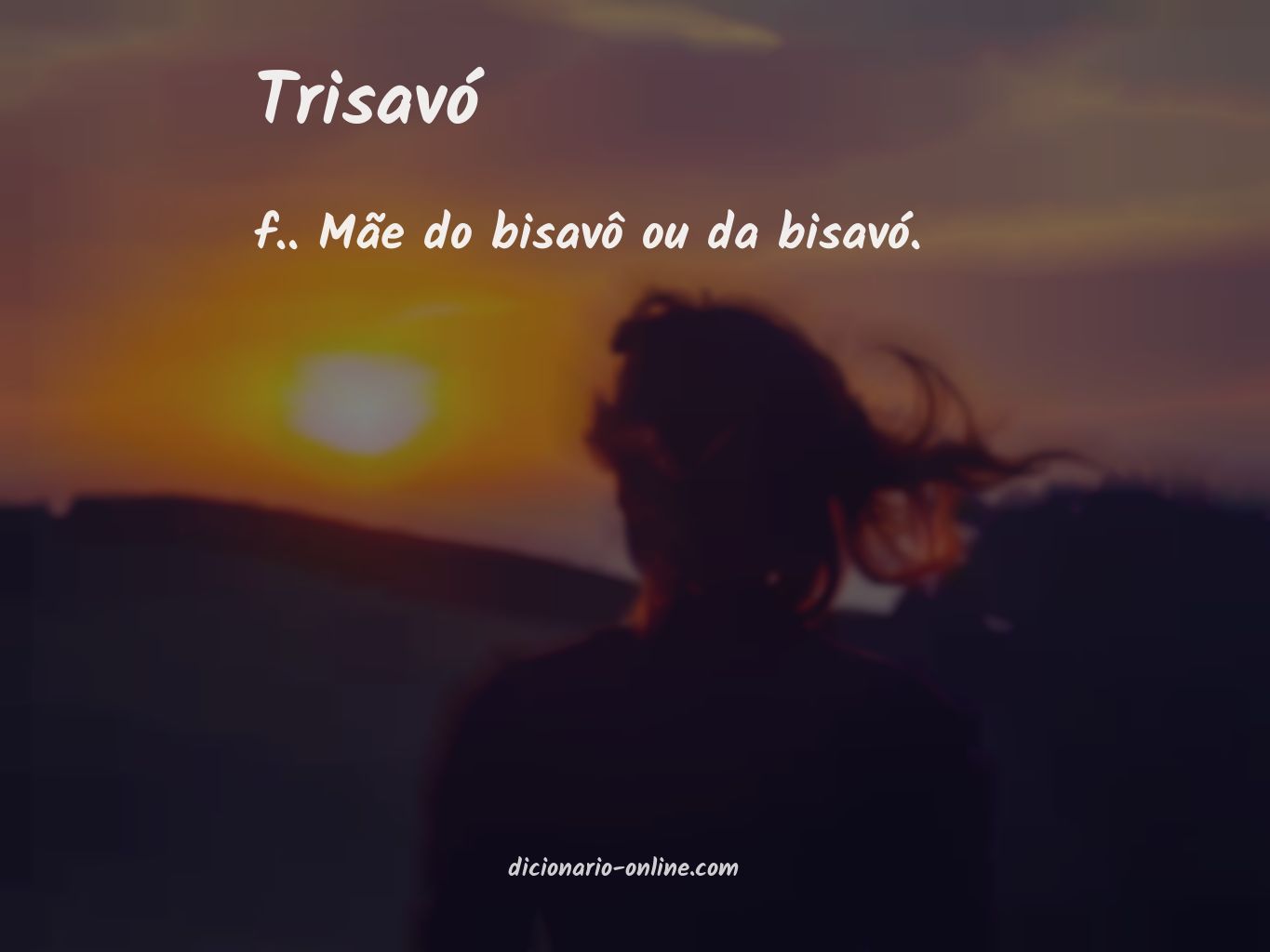 Significado de trisavó