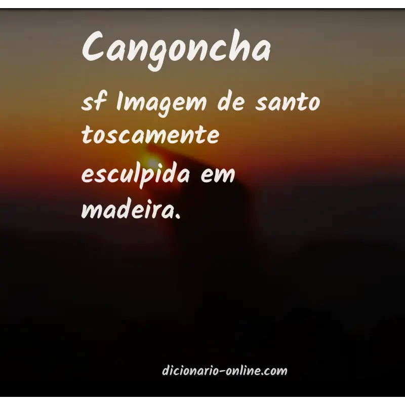 Significado de cangoncha