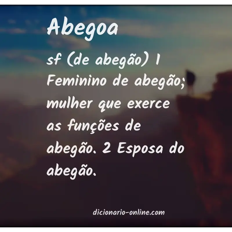 Significado de abegoa