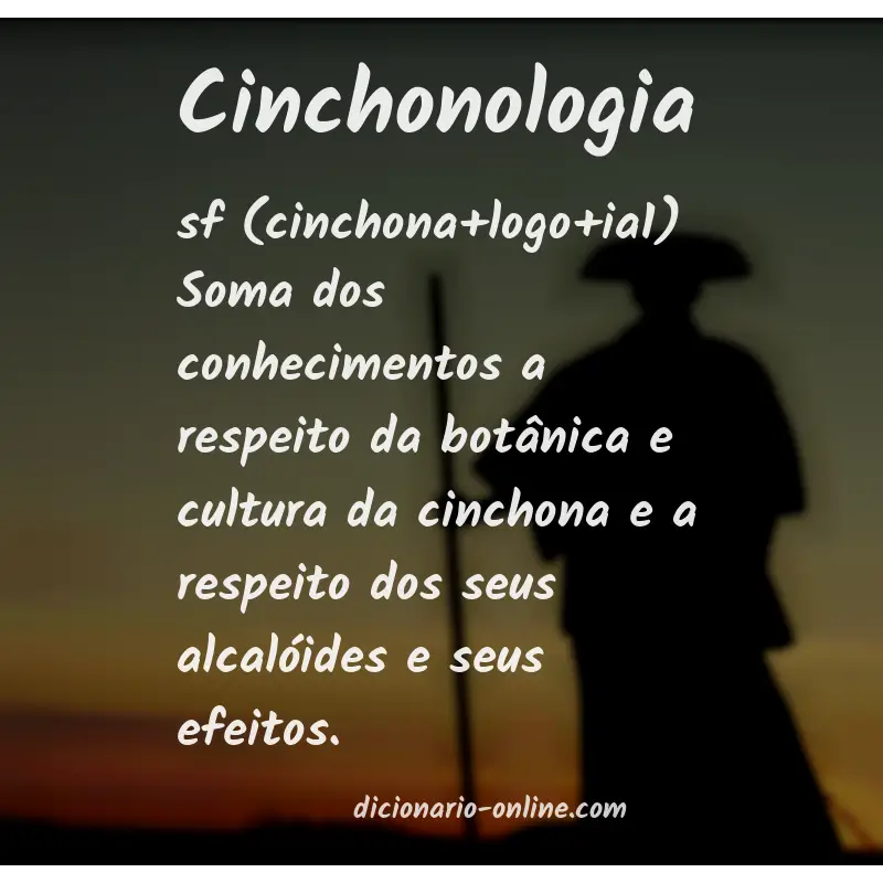 Significado de cinchonologia