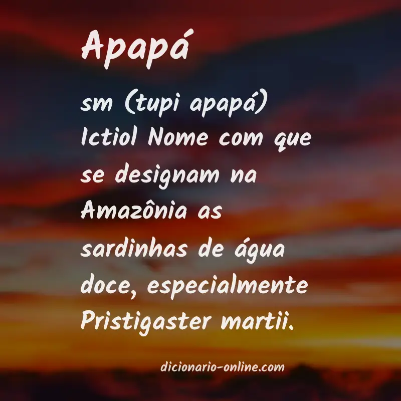 Significado de apapá
