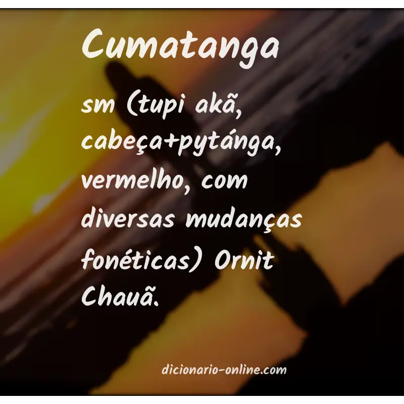 Significado de cumatanga