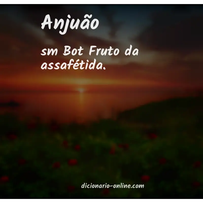Significado de anjuão