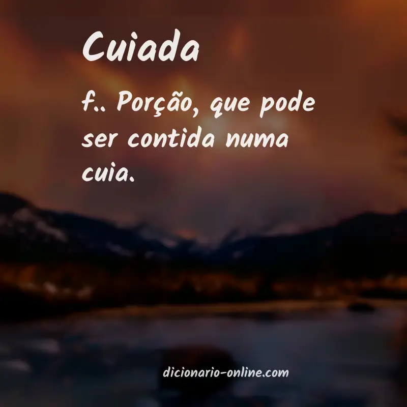 Significado de cuiada